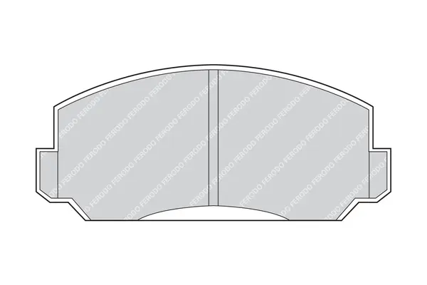 комплект спирачно феродо, дискови спирачки FERODO              