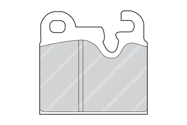 комплект спирачно феродо, дискови спирачки FERODO              