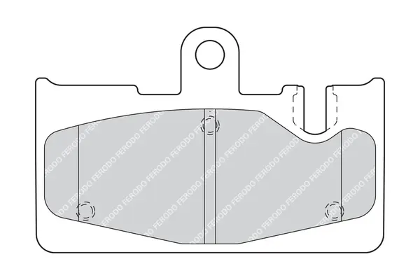 комплект спирачно феродо, дискови спирачки FERODO              