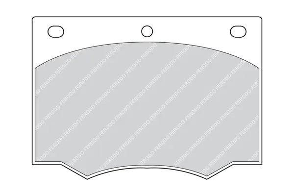 комплект спирачно феродо, дискови спирачки FERODO              