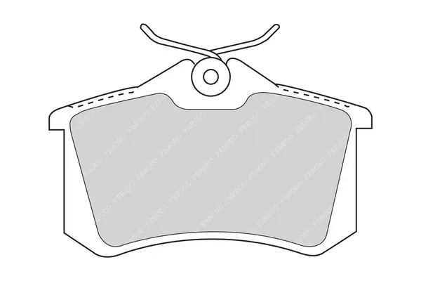 комплект спирачно феродо, дискови спирачки FERODO              