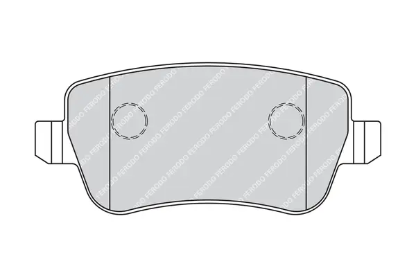 комплект спирачно феродо, дискови спирачки FERODO              