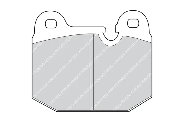 комплект спирачно феродо, дискови спирачки FERODO              
