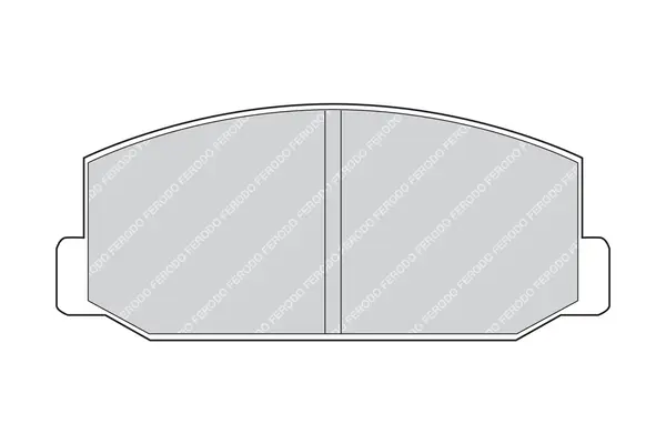 комплект спирачно феродо, дискови спирачки FERODO              