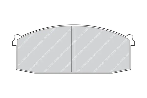комплект спирачно феродо, дискови спирачки FERODO              