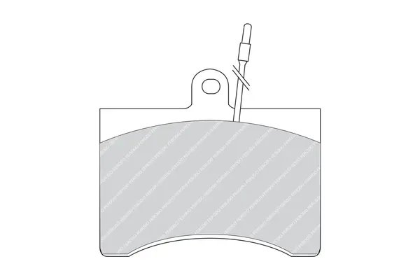 комплект спирачно феродо, дискови спирачки FERODO              