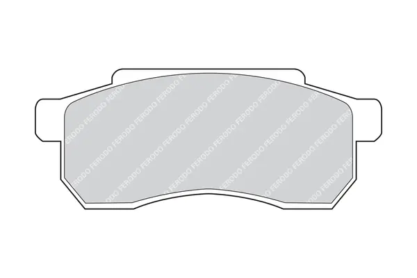 комплект спирачно феродо, дискови спирачки FERODO              