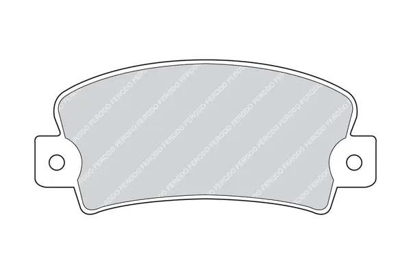 комплект спирачно феродо, дискови спирачки FERODO              