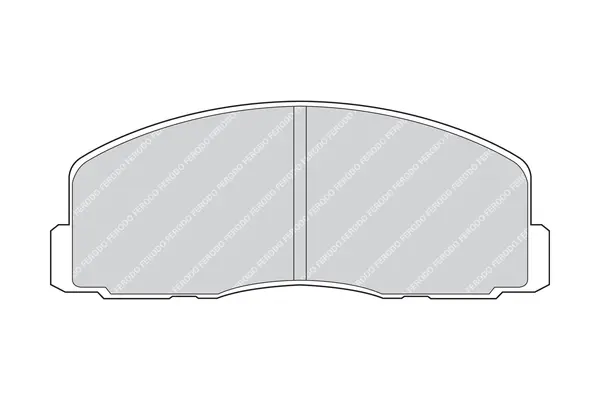 комплект спирачно феродо, дискови спирачки FERODO              
