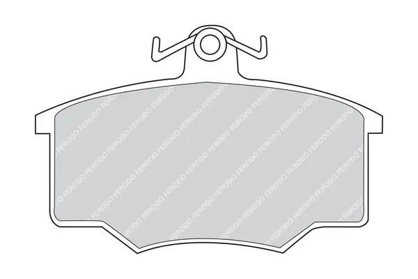 комплект спирачно феродо, дискови спирачки FERODO              