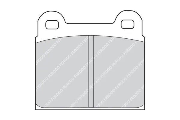 комплект спирачно феродо, дискови спирачки FERODO              