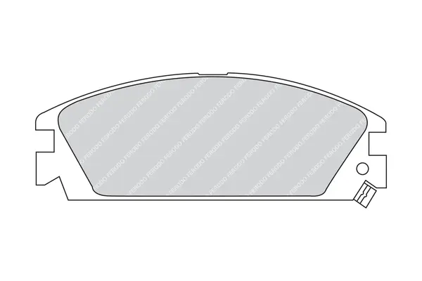 комплект спирачно феродо, дискови спирачки FERODO              