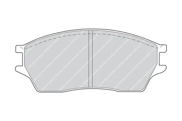 комплект спирачно феродо, дискови спирачки FERODO              