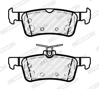 комплект спирачно феродо, дискови спирачки FERODO              