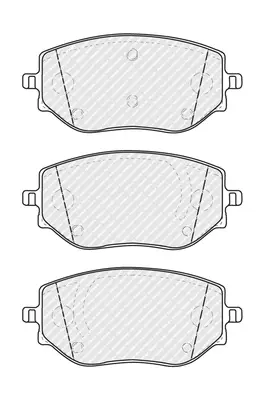 комплект спирачно феродо, дискови спирачки FERODO              