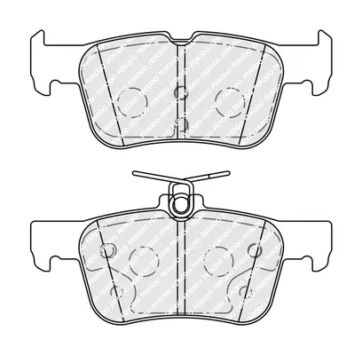комплект спирачно феродо, дискови спирачки FERODO              