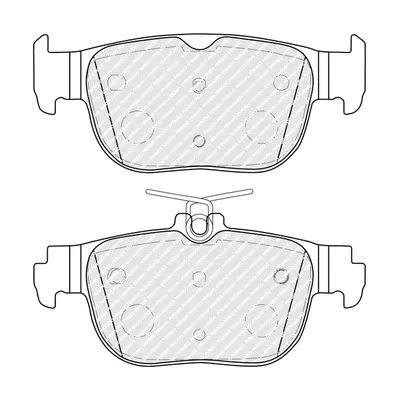 комплект спирачно феродо, дискови спирачки FERODO              