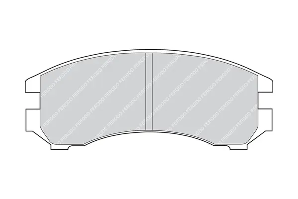 комплект спирачно феродо, дискови спирачки FERODO              