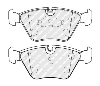 комплект спирачно феродо, дискови спирачки FERODO              