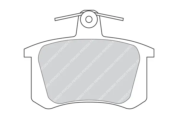 комплект спирачно феродо, дискови спирачки FERODO              