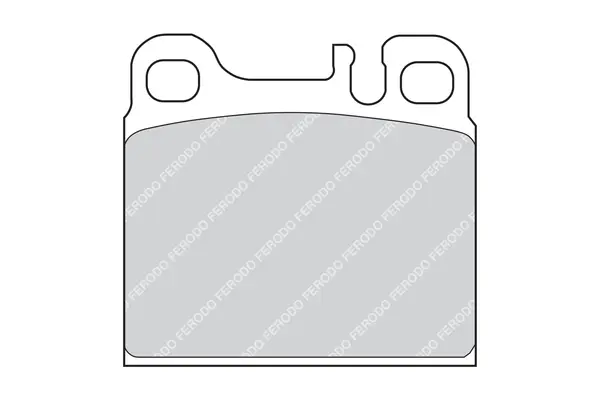 комплект спирачно феродо, дискови спирачки FERODO              