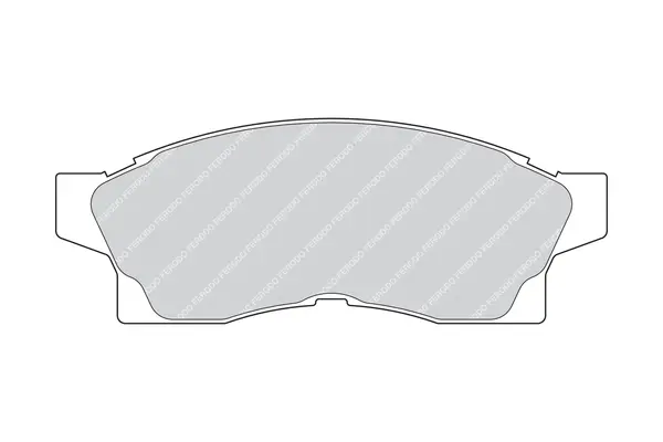 комплект спирачно феродо, дискови спирачки FERODO              