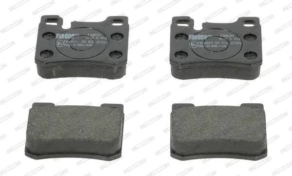 комплект спирачно феродо, дискови спирачки FERODO              