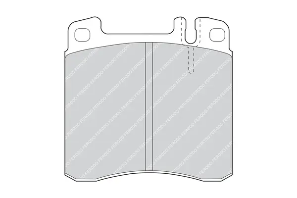 комплект спирачно феродо, дискови спирачки FERODO              