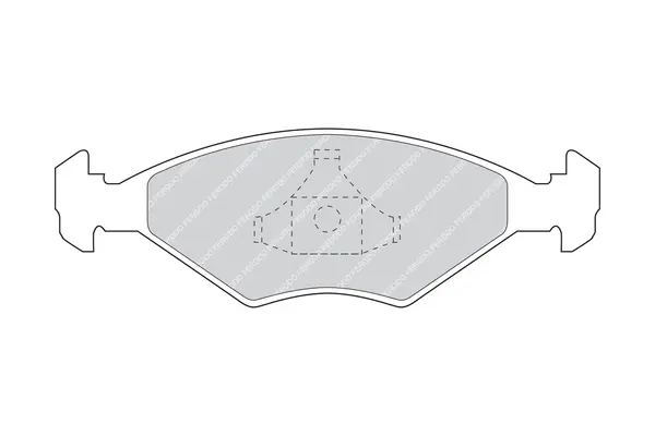 комплект спирачно феродо, дискови спирачки FERODO              