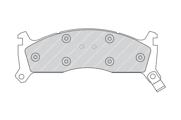 комплект спирачно феродо, дискови спирачки FERODO              