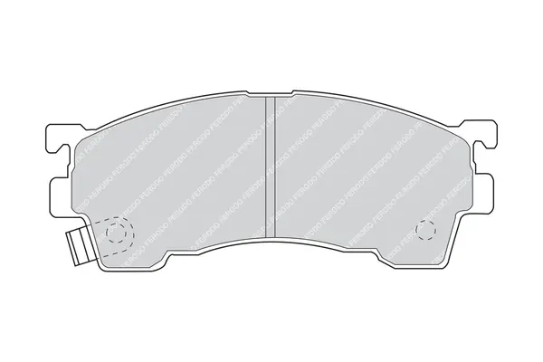 комплект спирачно феродо, дискови спирачки FERODO              