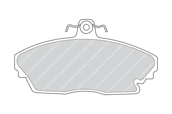 комплект спирачно феродо, дискови спирачки FERODO              