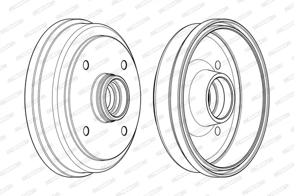 спирачен барабан FERODO              