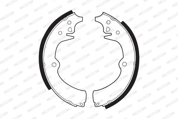 комплект спирачна челюст FERODO              