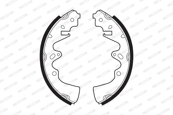 комплект спирачна челюст FERODO              