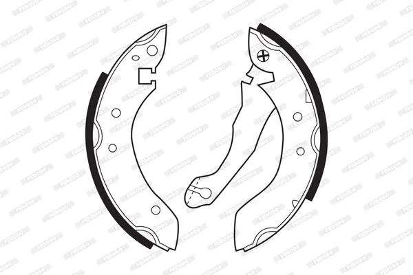 комплект спирачна челюст FERODO              