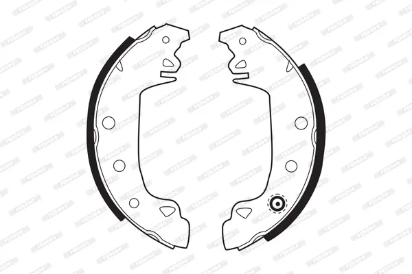 комплект спирачна челюст FERODO              