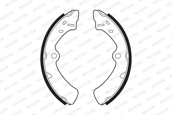 комплект спирачна челюст FERODO              