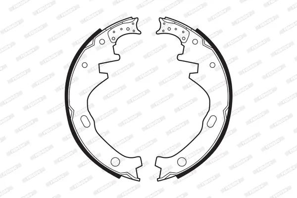 комплект спирачна челюст FERODO              