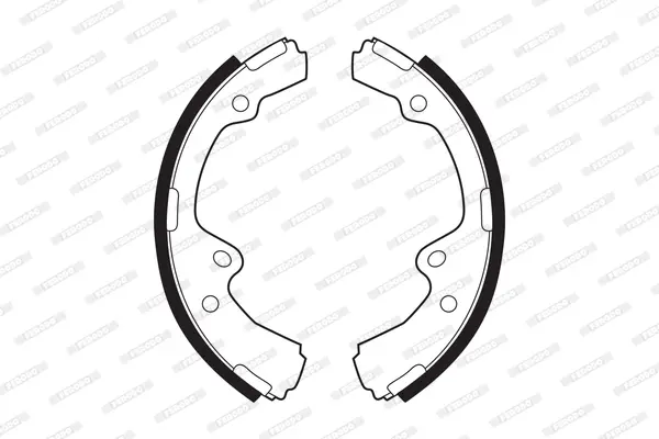 комплект спирачна челюст FERODO              