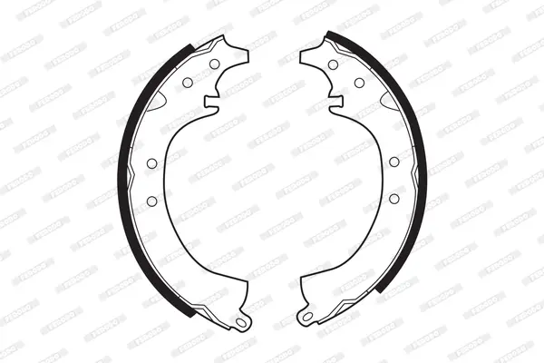 комплект спирачна челюст FERODO              