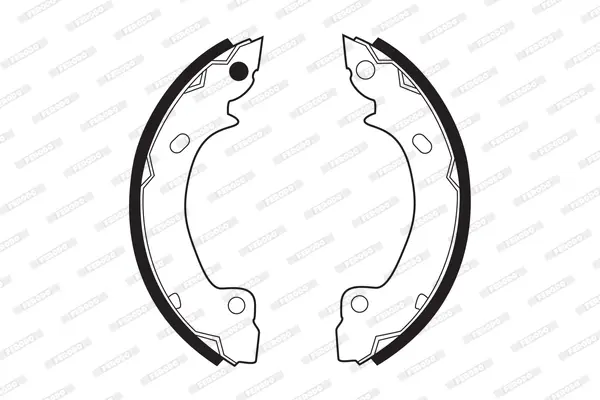 комплект спирачна челюст FERODO              