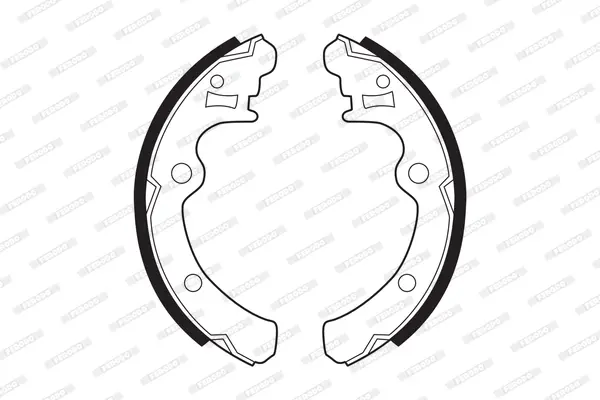 комплект спирачна челюст FERODO              