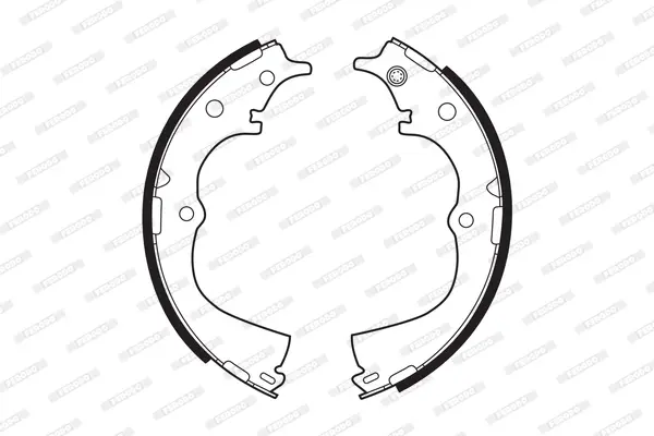 комплект спирачна челюст FERODO              