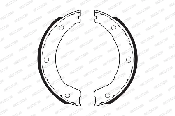 комплект спирачна челюст, ръчна спирачка FERODO              
