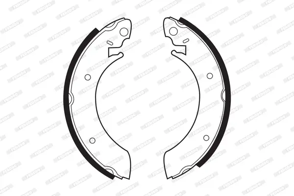 комплект спирачна челюст FERODO              