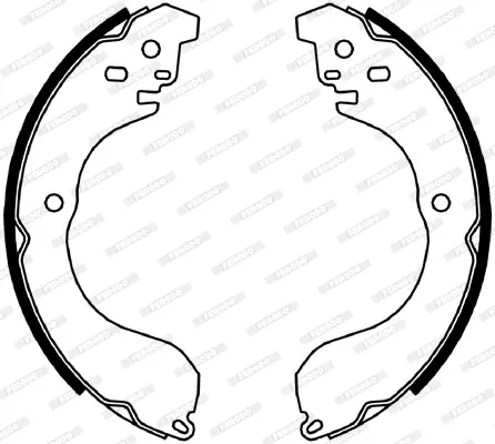 комплект спирачна челюст FERODO              