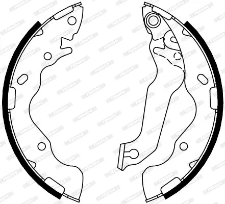 комплект спирачна челюст FERODO              