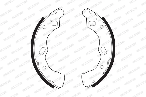 комплект спирачна челюст FERODO              