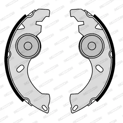 комплект спирачна челюст FERODO              